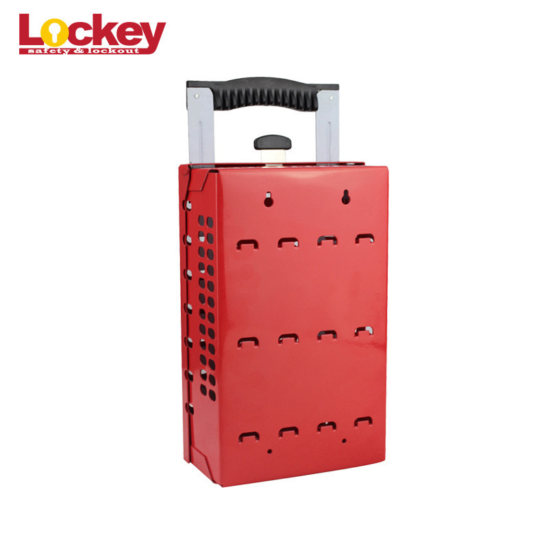 Combination Group Loto Box Red Group Lockout Tagout Boxes Station Wall ...