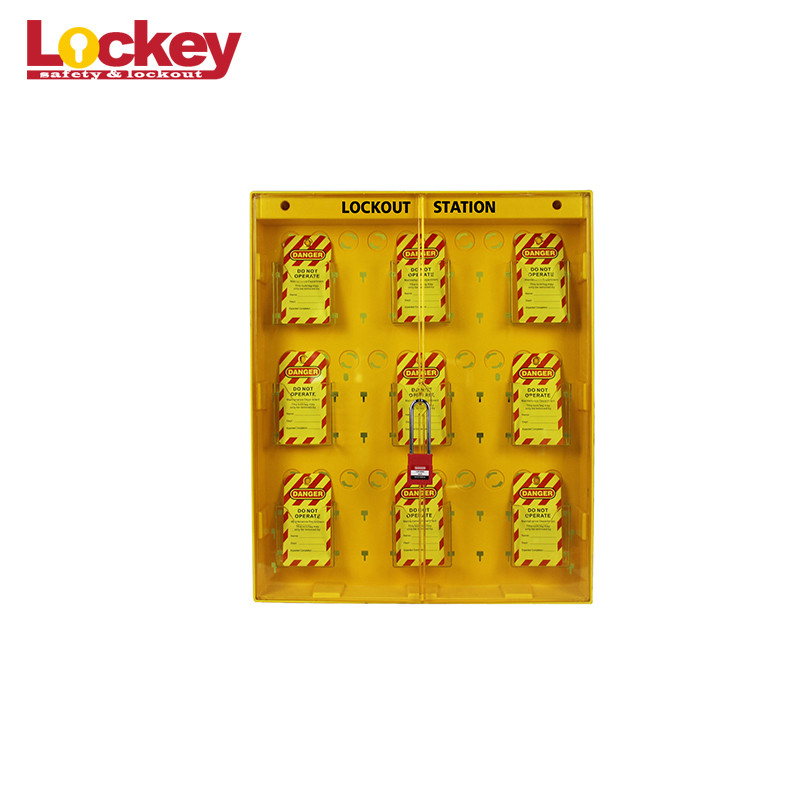 Metal Lockout Tagout Cabinet Lock Out Tag Out Station One Piece Design