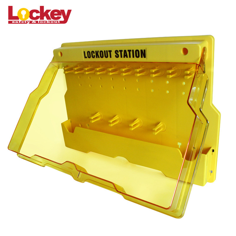 Lock Computer Station Plastic PC Safety Lockout Station 10-20 Lock Combination Loto Lockout ...