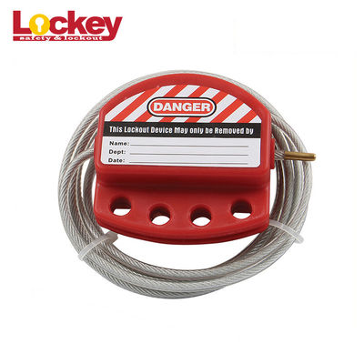 4 Hole Cable Lockout Device High Security Stainless Steel Wire Cable ...