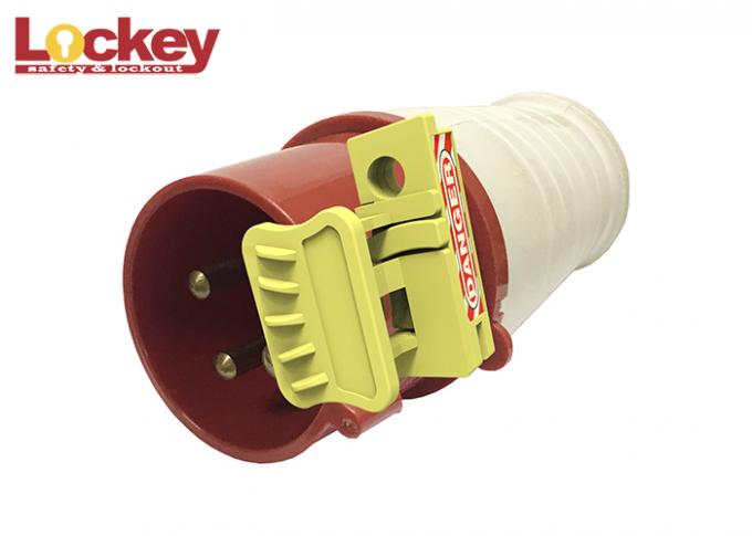 Compact Electrical Plug Lockout Device Industrial Plug Lockout ABS Material
